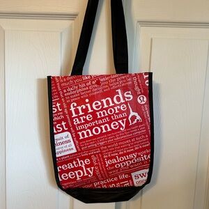 Authentic Original Lululemon shopping bag